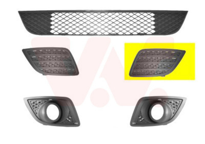 VAN WEZEL - 1806591-VAN - Ventilation Grille, bumper - Povrat artikla narucenog iz Njemacke nije moguc.