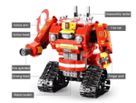 Пожарный робот-трансформер, Конструктор радиоуправляемый CADA 2 в 1, 538 элементов