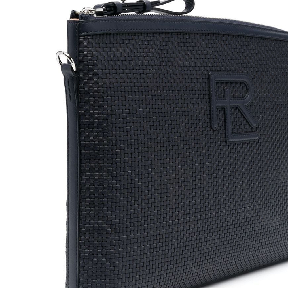 Polo Ralph Lauren Concave Embossed Laptop Bag Regular Men"s Marine Blue