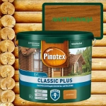 Пропитка декоративная для защиты древесины Pinotex Classic Plus 3 в 1 лиственница 2,5 л.