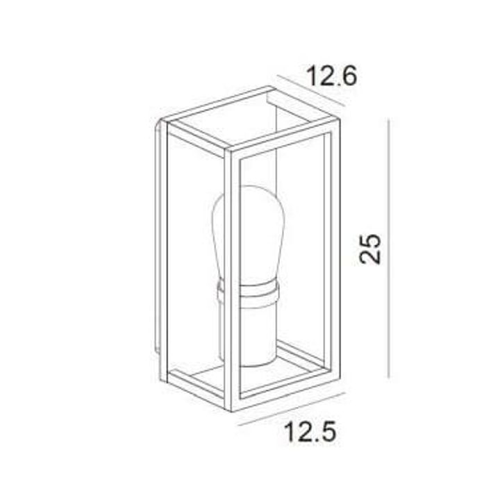 Уличный настенный светильник Lucide Carlyn 27200/01/31