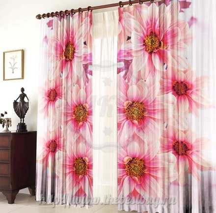 Фото-шторы: Симфония (арт. L20-1343)  -  (145х270)х2 см.