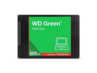 SSD накопитель Western Digital WD Green 500ГБ, 2.5" SATA, SATA III, [WDS500G5G0A]