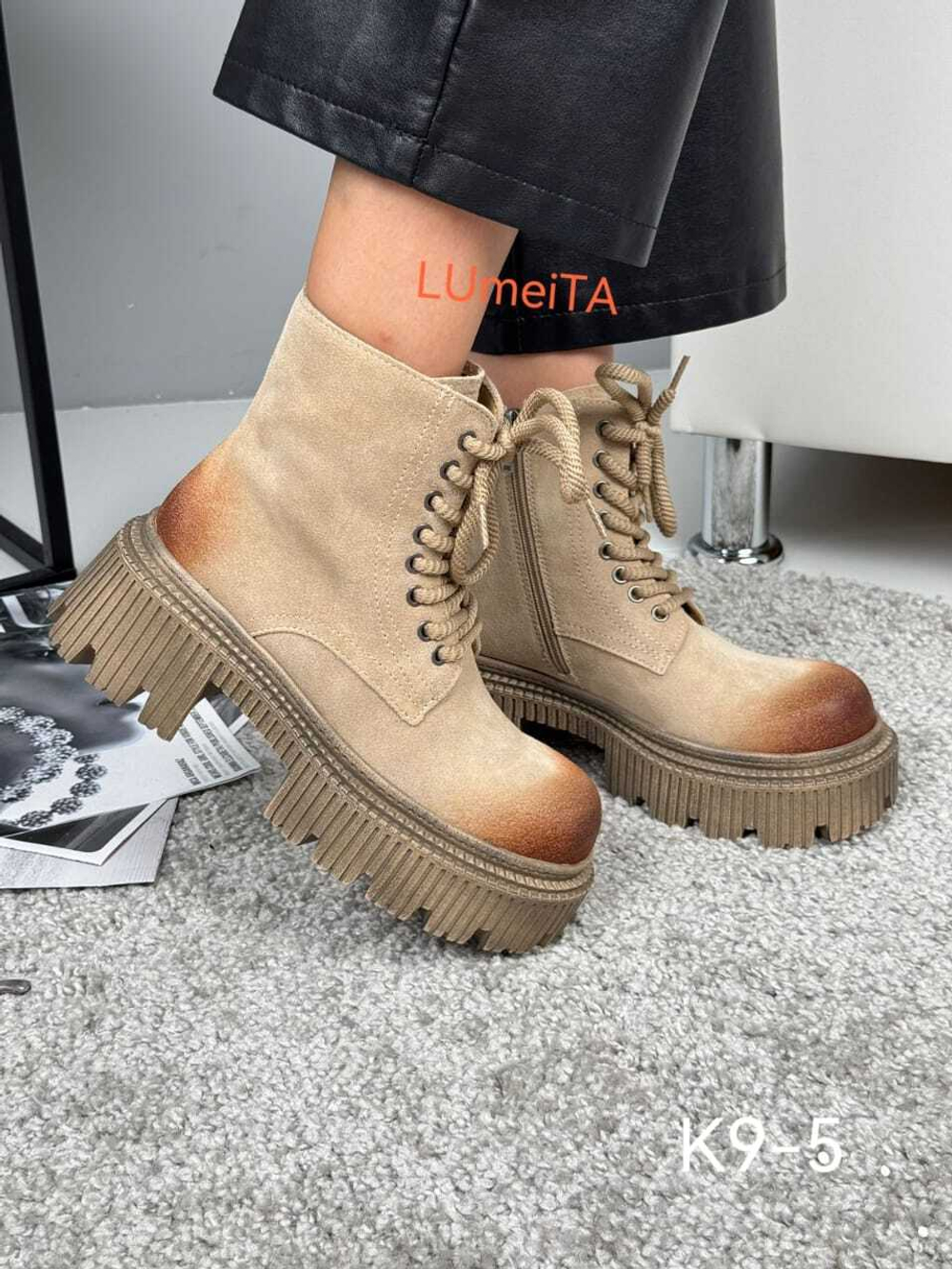 Ботинки нат. кожа по 6 пар (36-40)р./ 9-5