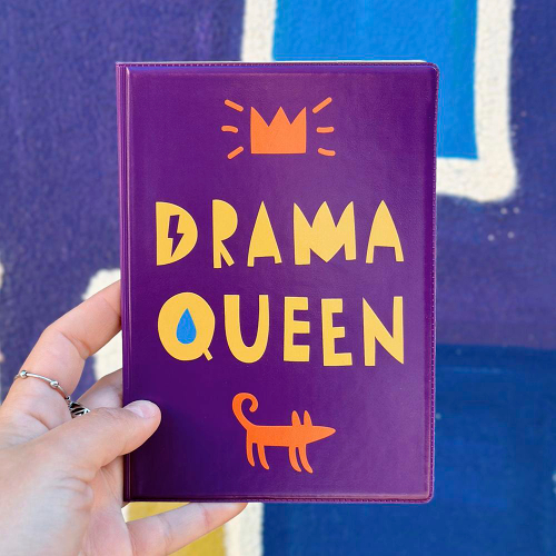 Обложка для ветпаспорта DRAMA QUEEN (твердый переплет) Шарик