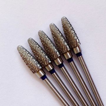 Твердосплавная насадка 23235 фиолетовая насечка Кристал