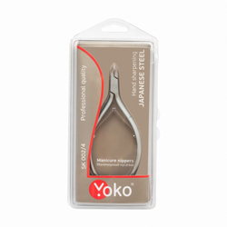 Yoko Кусачки SK 002-4 для кутикулы серия Premium с двойной пружиной и лезвием, 4 мм