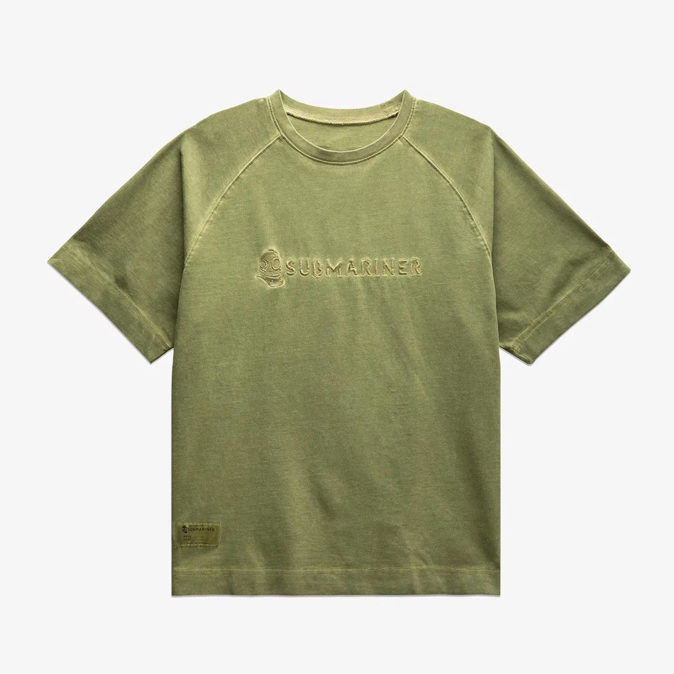 TSHRT_VNTG_GMD Basic Logo Military Khaki