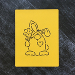 Зайка №14 с цветочком