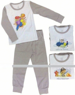 Пижама для мальчиков 1000 р.110 серый/синий (Bambak)