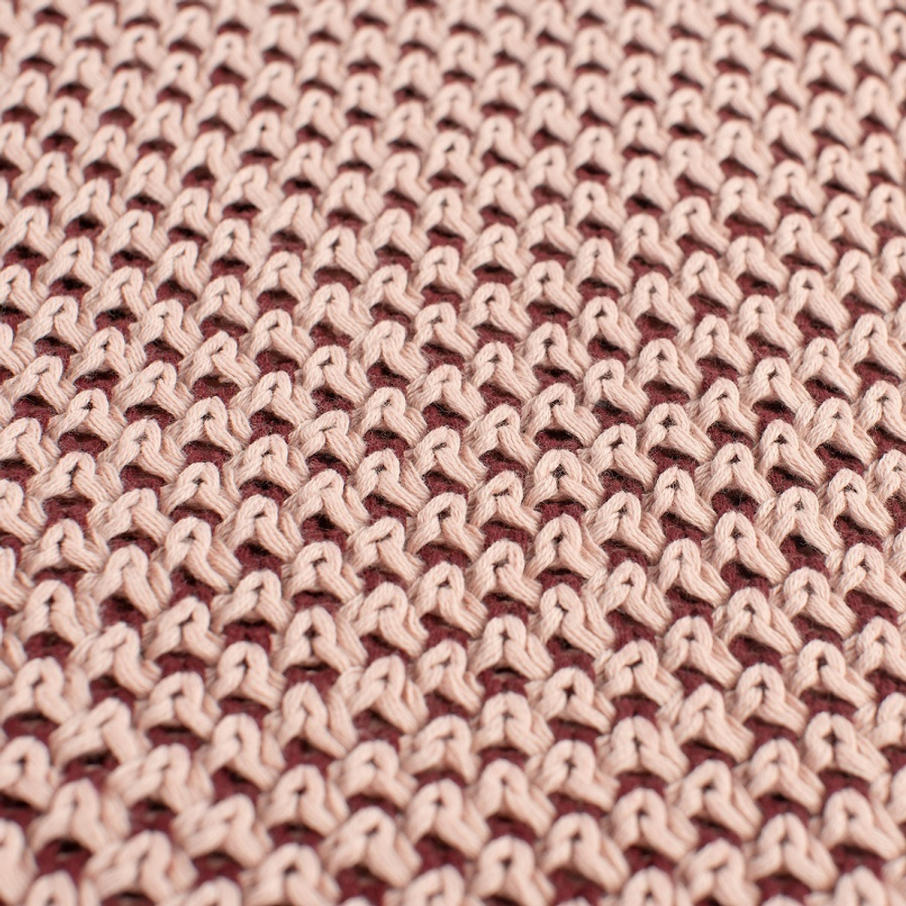 Плед двухцветный из хлопка Essential, 180х130 см