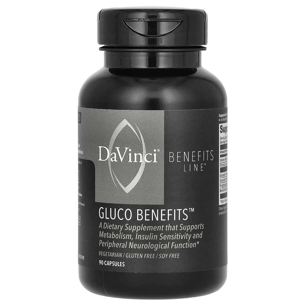 DaVinci Laboratories, Benefits Line, Gluco Benefits, 90 капсул