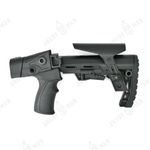 Комплект: Телескопический складной приклад на охотничью Сайгу, Alpha, K.Arma