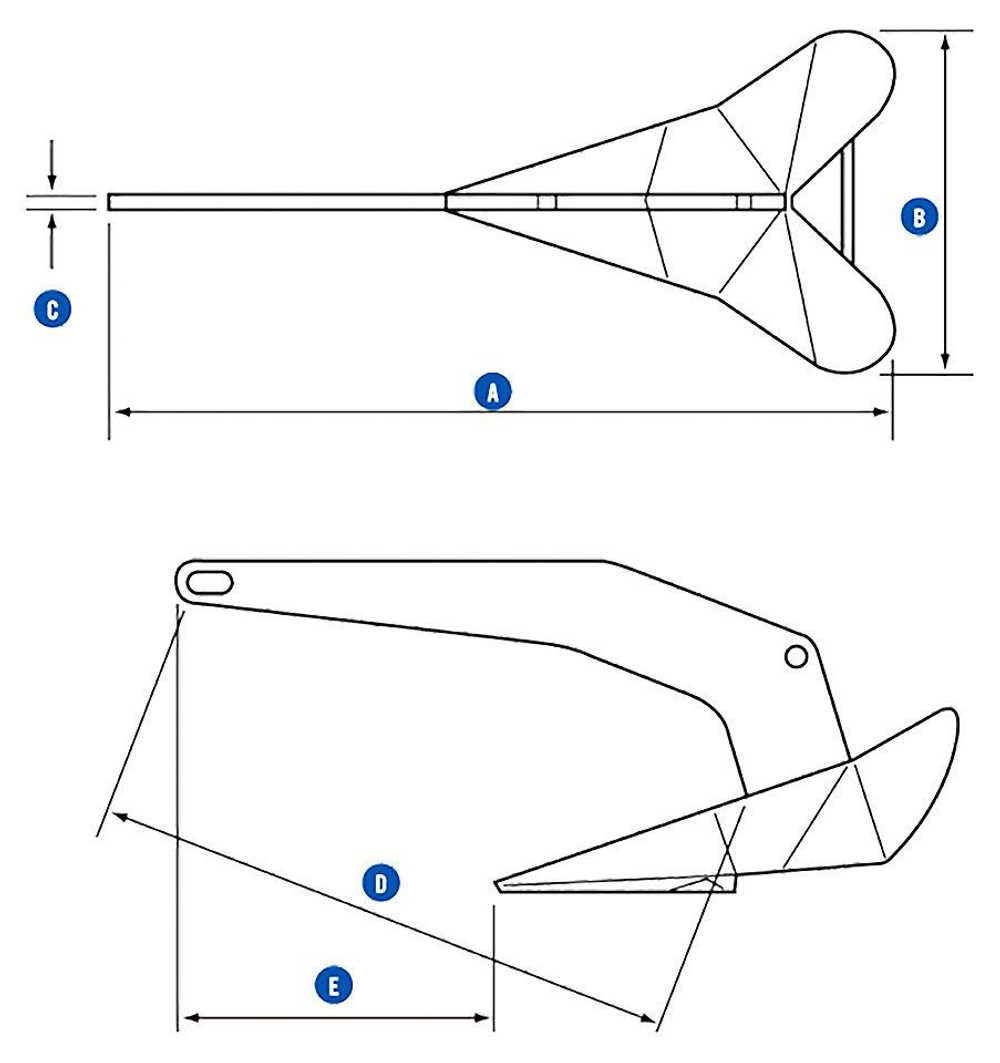 Якорь "Delta", 4 кг (10243374)