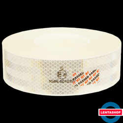 Белая светоотражающая лента 104R для контурной маркировки 50,8 мм х 50 м