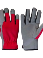 Рабочие трикотажные перчатки Jeta Safety из PU кожи