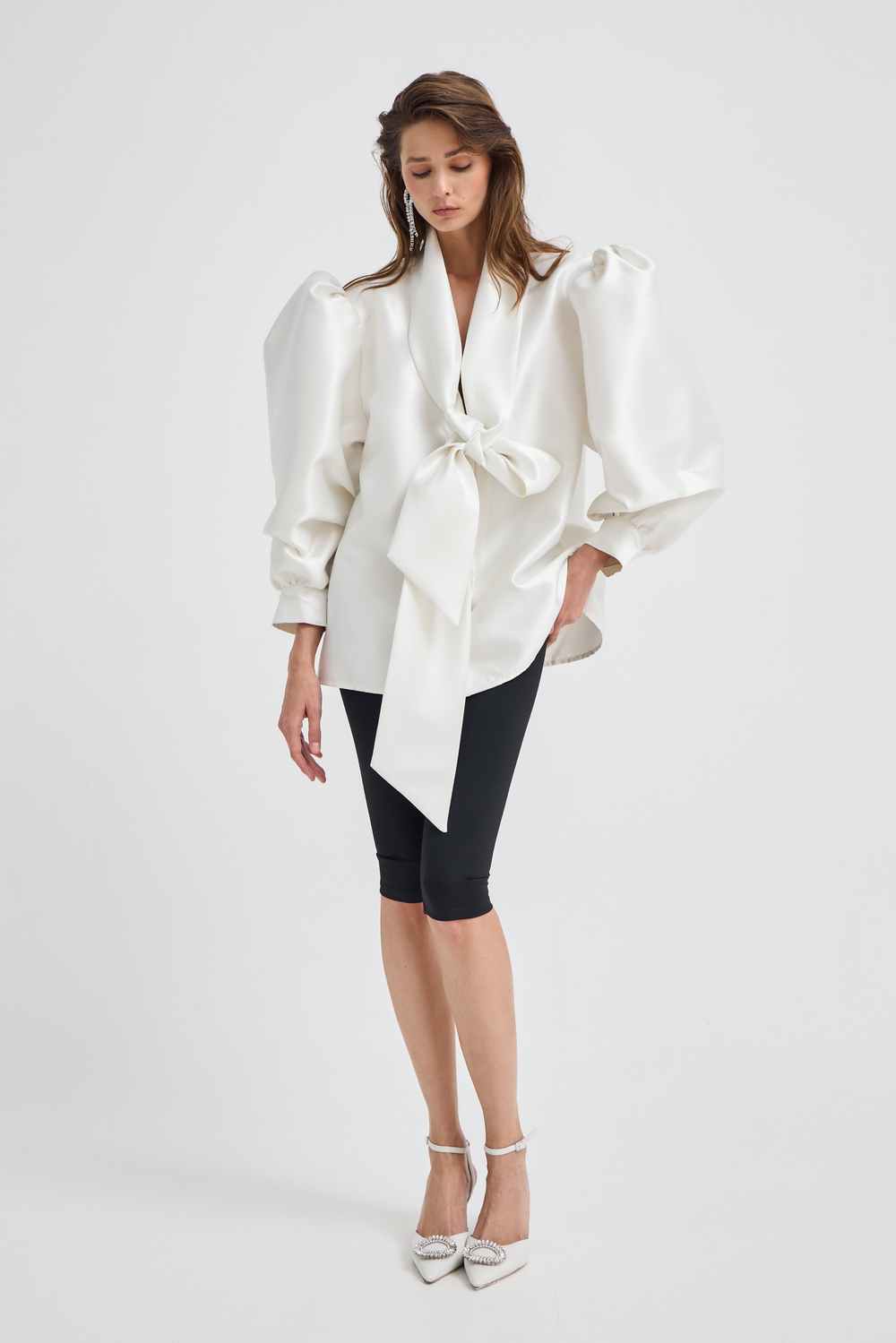 Блуза с бантом