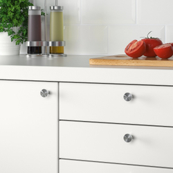 IKEA BAGGANÄS  (ИКЕА БАГГАНÄС)  -  Ручка, нержавеющая сталь, 21 мм