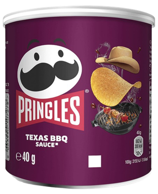 Чипсы Pringles со вкусом соуса Техас Барбекю (маленькая упаковка)