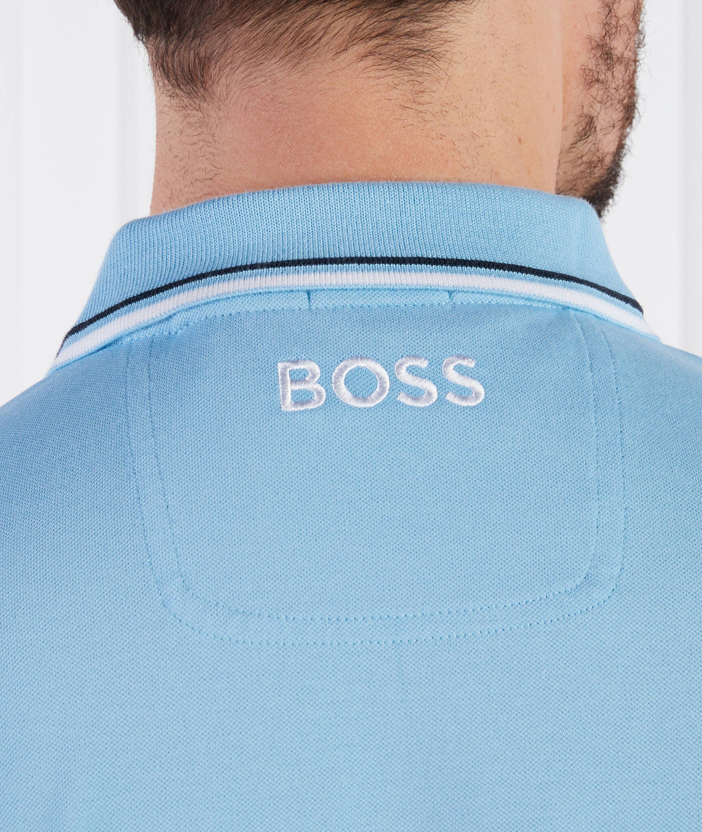 Футболка Поло Paddy Pro BOSS GREEN - голубой(50469094)