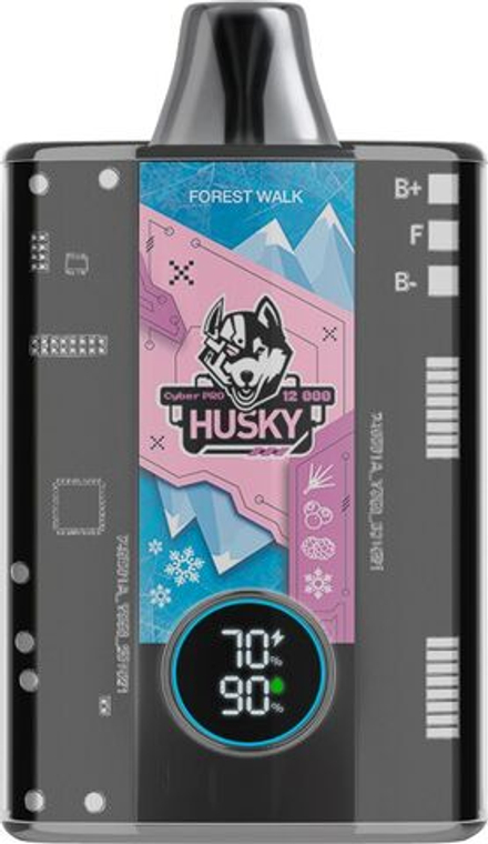 Husky Cyber Pro Forest walk - хвойные ягоды-лёд 12000 затяжек 20мг (2%)