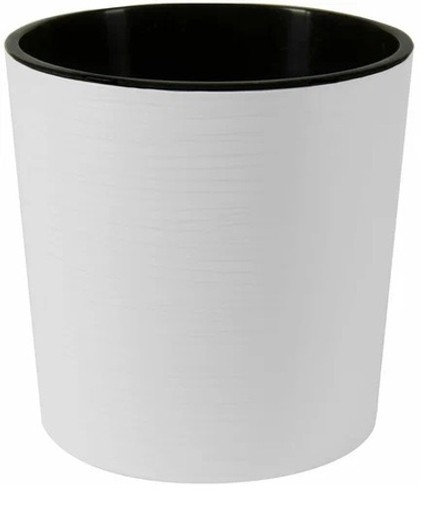 Горшок для цветов "Вегa" 5.2 л белый (с дренажной вставкой)