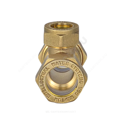 Тройник переходной латунь 25Aх15х25 обжим STAHLMANN STWL25/15/25BEF