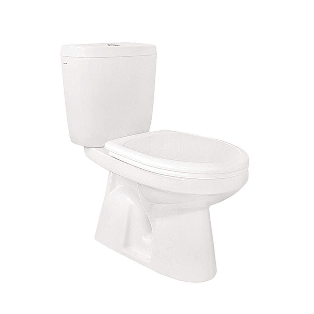 Купить Унитаз-компакт Santek Анимо  c вертикальным выпуском и сиденьем стандарт