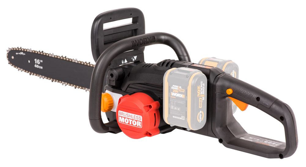 Цепная пила аккумуляторная WORX NITRO WG385E.9