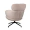 Крутящееся кресло Claude, бежевый шенилл