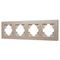 Рамка пластиковая FRM-PERIO-PL-4-GD Arlight 049761