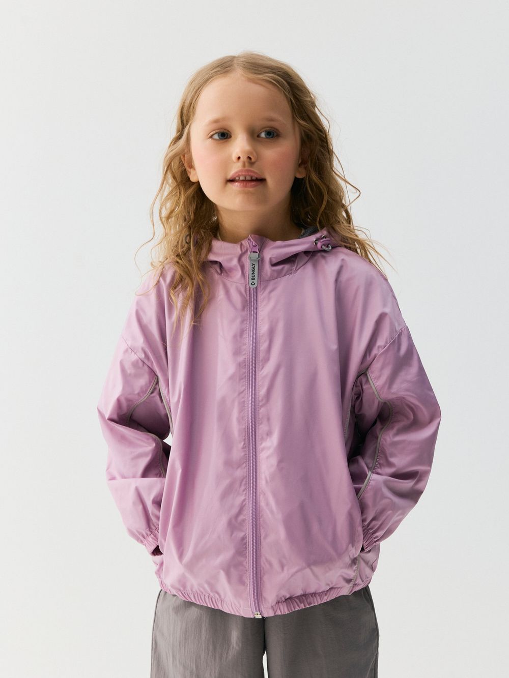 Ветровка на сетчатой подкладке "Сирень"