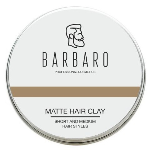 Barbaro Matt Clay - Матовая глина для укладки волос 100 гр