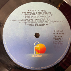Винтажная виниловая пластинка LP Bob Marley And The Wailers Catch A Fire (Italy 1977)