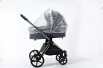 Детская коляска Luxmom FIMOS 999 2в1 (тёмно-серый)