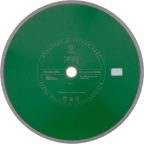 Диск алмазный DIAM 1A1R GRANITE-ELITE 400*25.4 сплошной