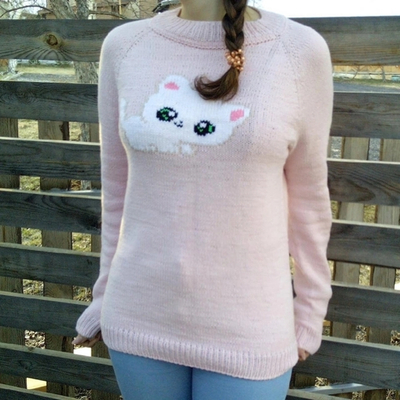 Свитер с принтом