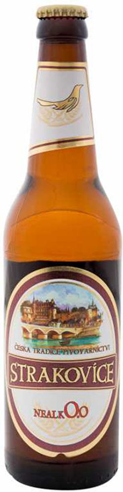 Пиво Страковице Безалкогольное / Strakovice Nealkoholicky Long-Neck 0.45 - стекло