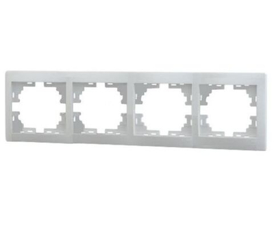 Рамка 4-м Мира горизонт. бел. LEZARD 701-0200-149