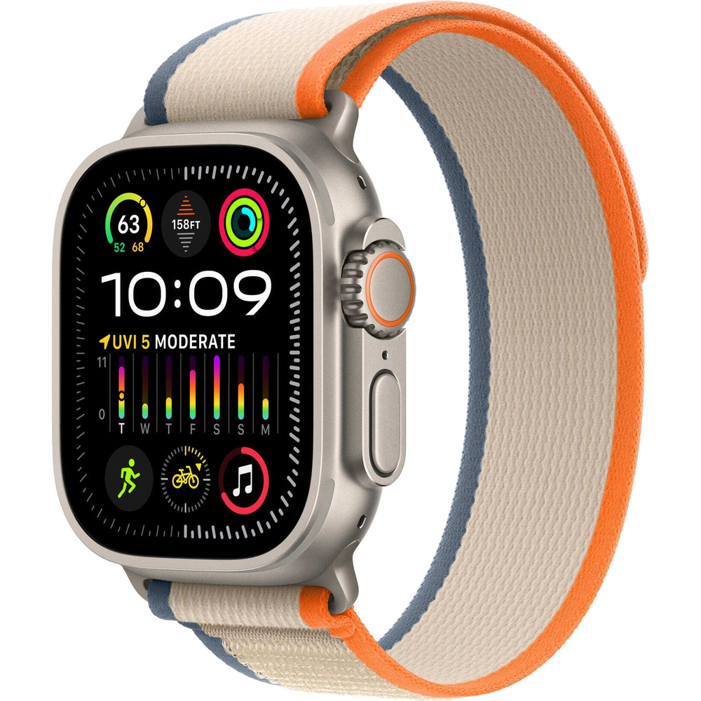 Apple Watch Ultra 2 49mm Trail Loop Beige / Titanium Case