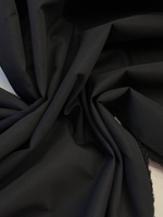 Хлопок с шелком костюмно-плательный черный