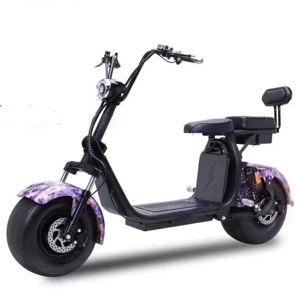 Электроскутер Citycoco X7 2000W, 20А 60В Черный