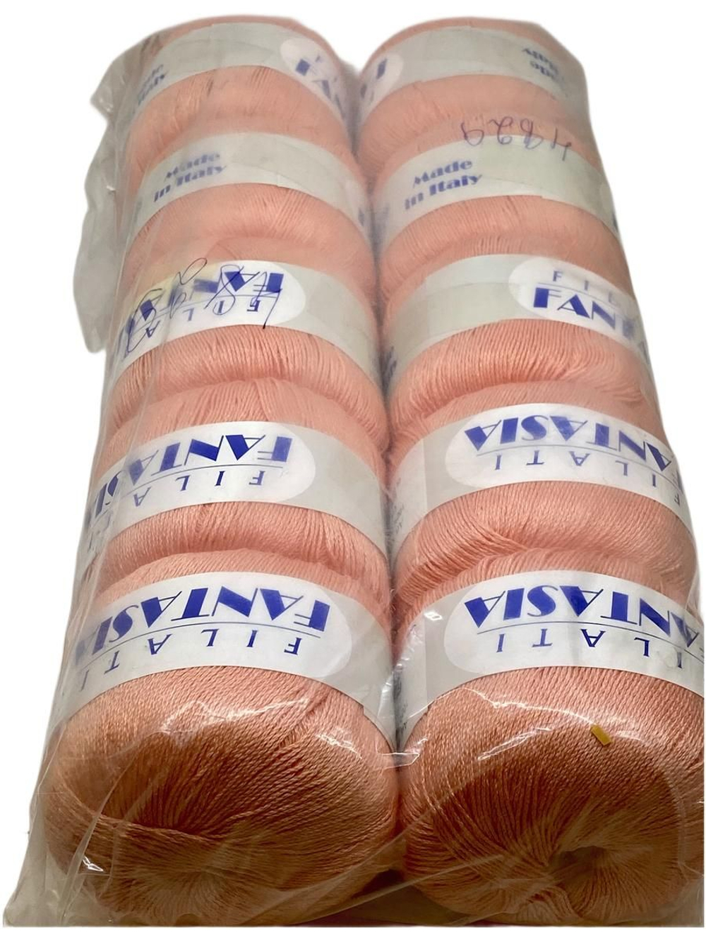 Пряжа (Италия) 100% мерсеризованный хлопок 50г-160м (1 уп -10шт)