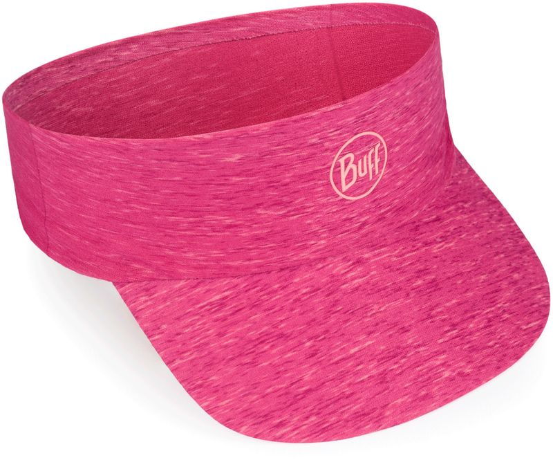 Спортивный козырек от солнца Buff Pack Run Visor R-Pink HTR Фото 2