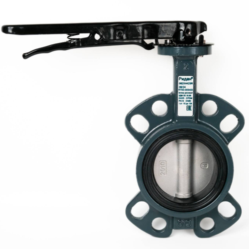 Затвор дисковый поворотный РИДАН ЗДМ 05.16.80 PN16 DN80 корпус GG25, диск - нержавеющая сталь AISI31
