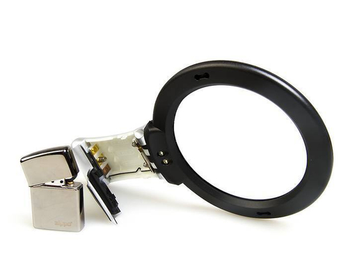 Лупа настольная с ручкой и подсветкой Veber MG1713-1, 2x-4x, 100 мм