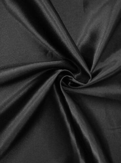 Креп-сатин черный №1