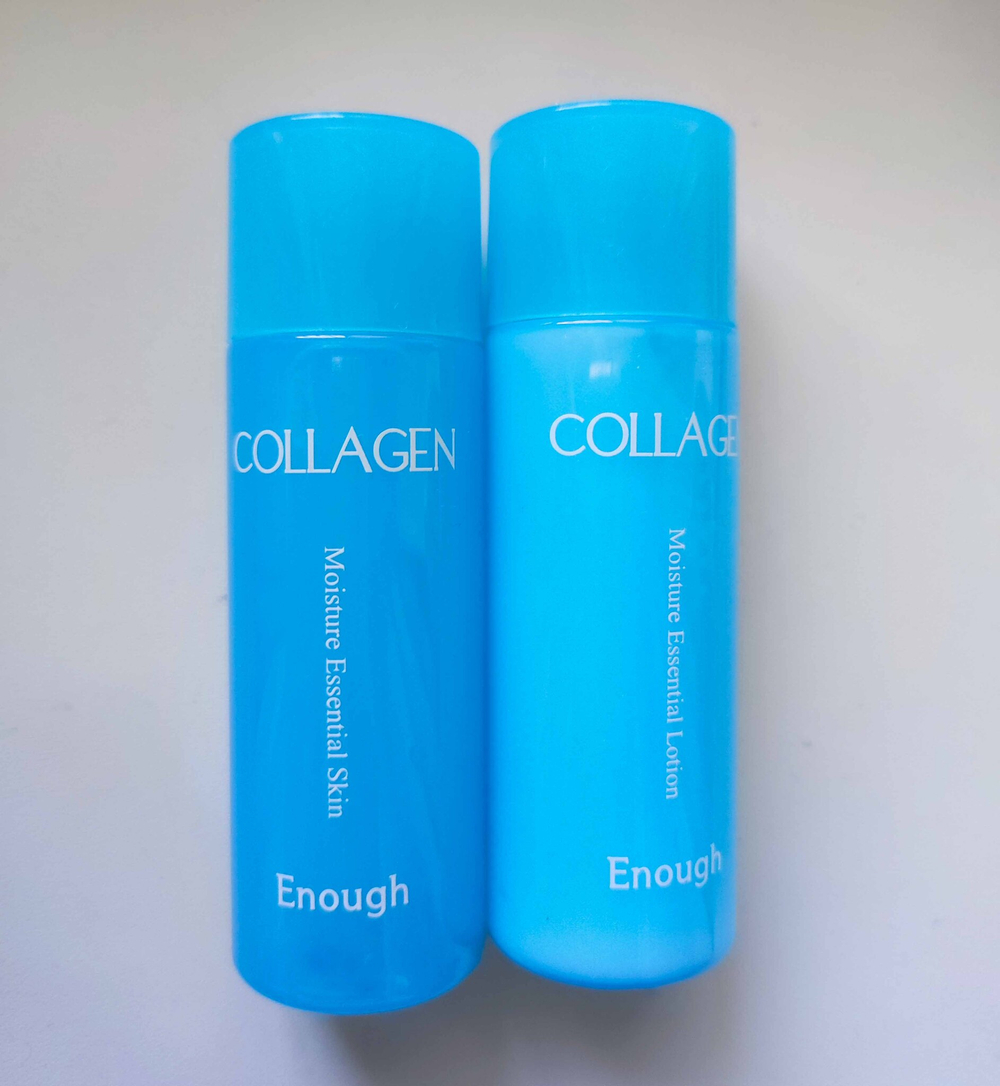 ENOUGH Набор миниатюр для лица с коллагеном Collagen Skin Lotion Kit тонер, эмульсия 2* 30 мл