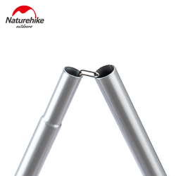 Стойки для тента Naturehike NH19PJ042 оцинкованное железо 2,4 м 4 секции (2шт), 6927595741931