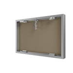 Люк ревизионный D Ceramo Base 600х400 скрыт.монтаж съемный алюминий EVECS